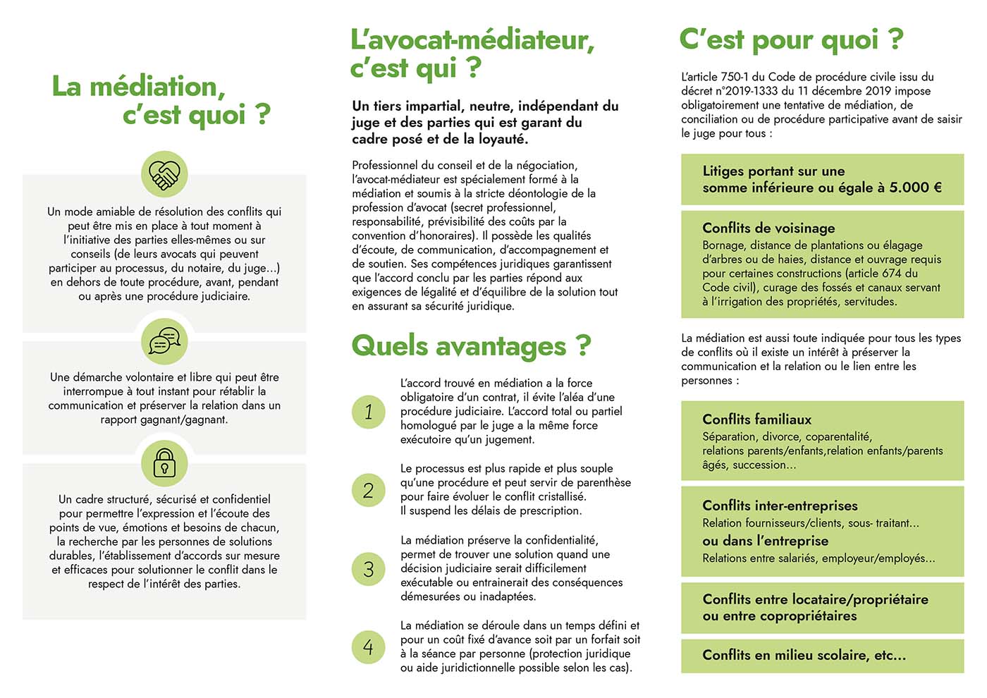 brochure Cécile Beauchet avocat médiateur 2021